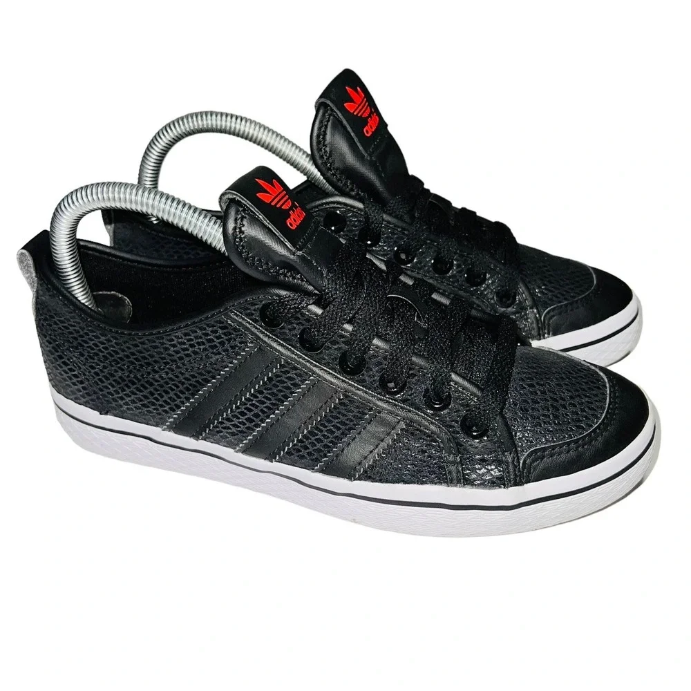 adidas Originals Honey Low Womens 6.5 Black Snake Print Sneakers S81288